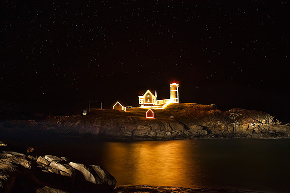 Christmas at Cape Neddick ("Nubble") Light