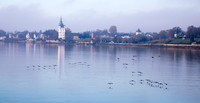 Rhine and Koblenz Germany