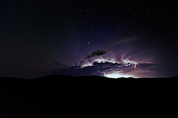 Midnight Lightening Storm