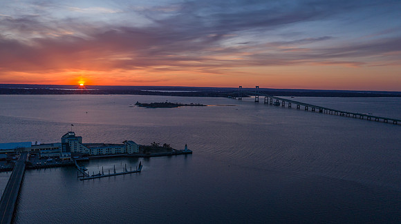 Newport Harbor Sunset