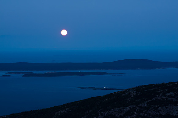 Moonrise, Acadia National Park